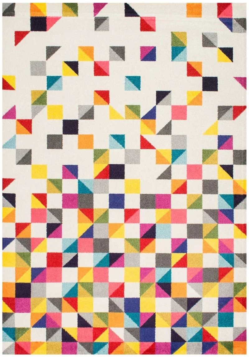 Tapis Graphique coloré DETRU BOUTIK