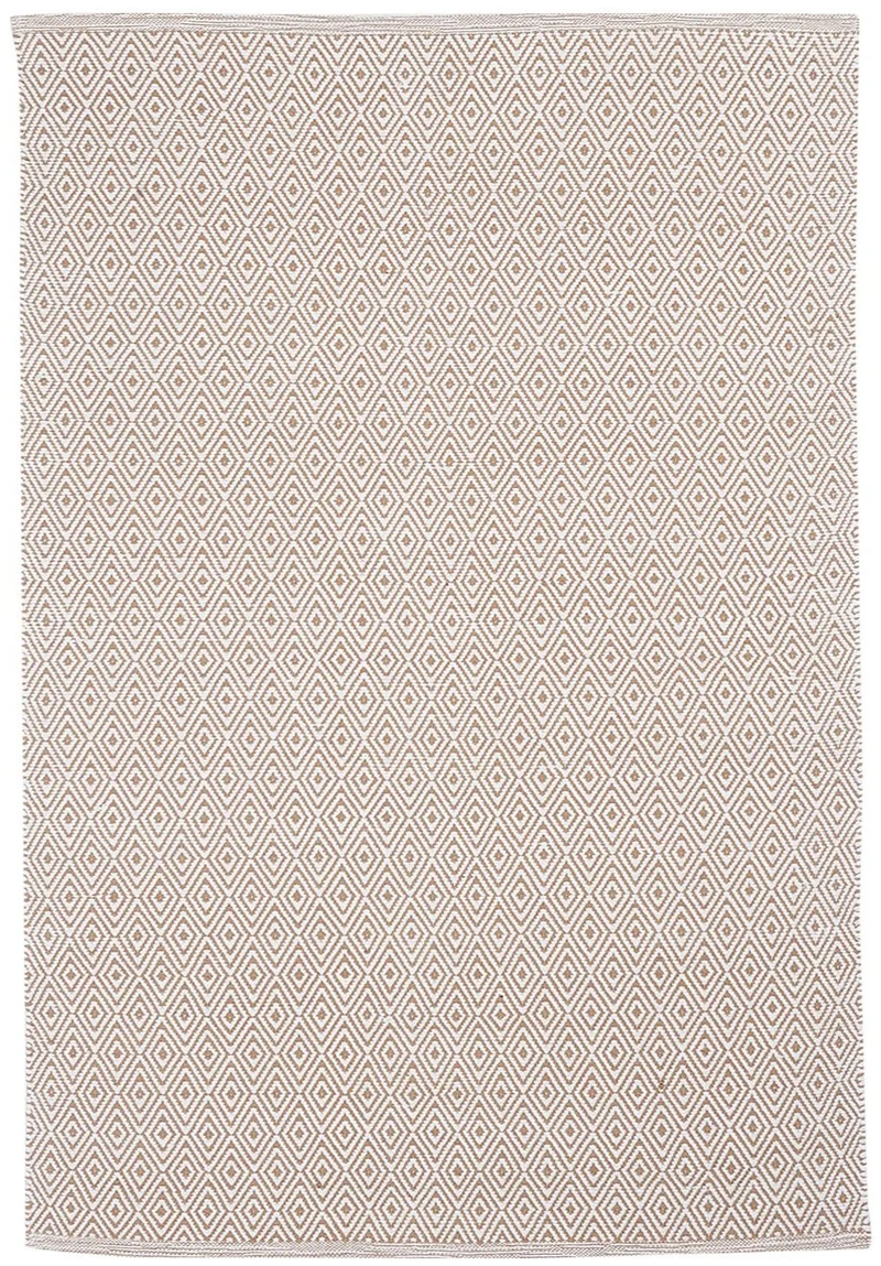 Tapis Salon Beige en coton tissé à la main SCANDINAVIA