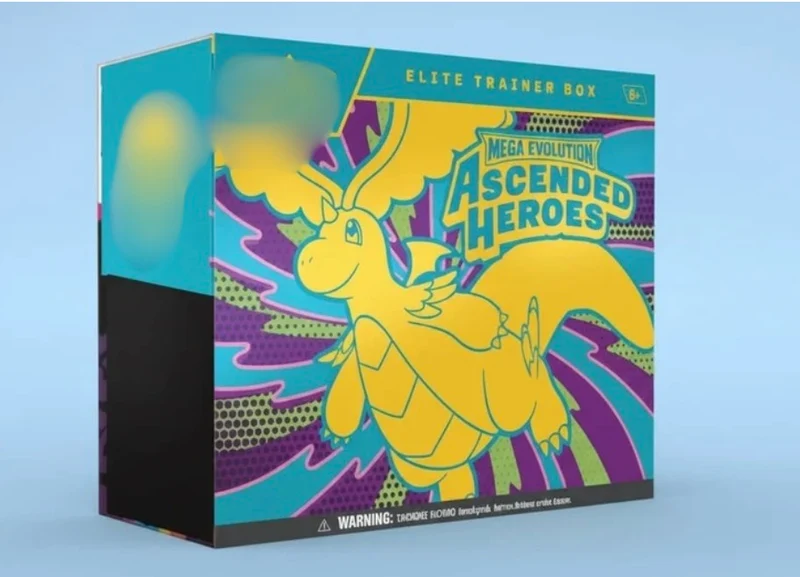 P0KEMON MEGA EVOLUTION - ASCENDED HEROES - ELITE TRAINER BOX (ANGLAIS)