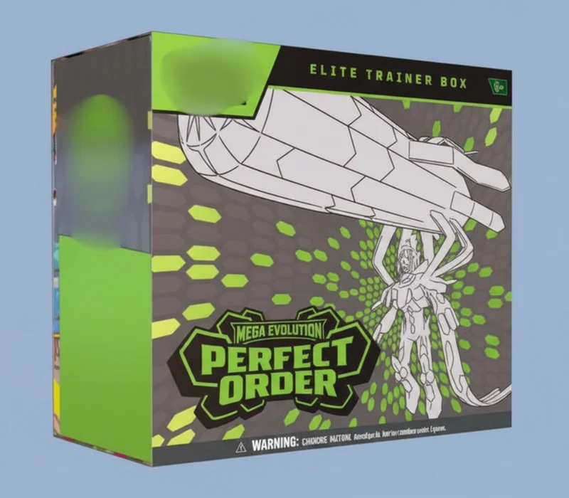 P0KEMON MEGA EVOLUTION - PERFECT ORDER - ELITE TRAINER BOX (ANGLAIS)