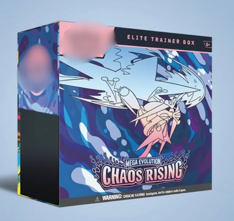 P0KEMON MEGA EVOLUTION - CHAOS RISING - ELITE TRAINER BOX (ANGLAIS)