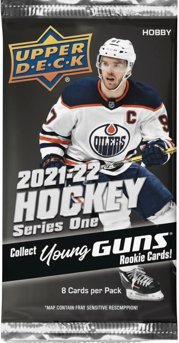 HOCKEY UPPER DECK – Serie 1 2021-2022 – PAQUET HOBBY (1) (Anglais)
