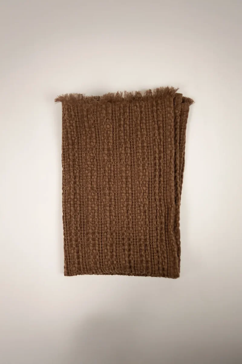 Torchon marron doux