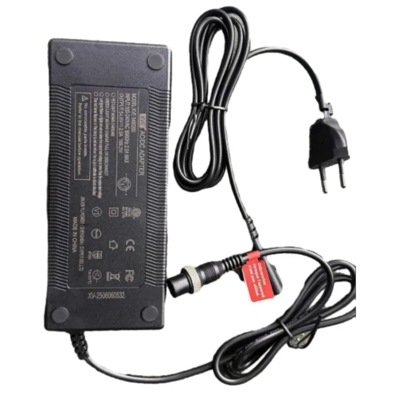 Chargeur EU 54,6V 2A pour iScooter DX5 Trottinette Électrique