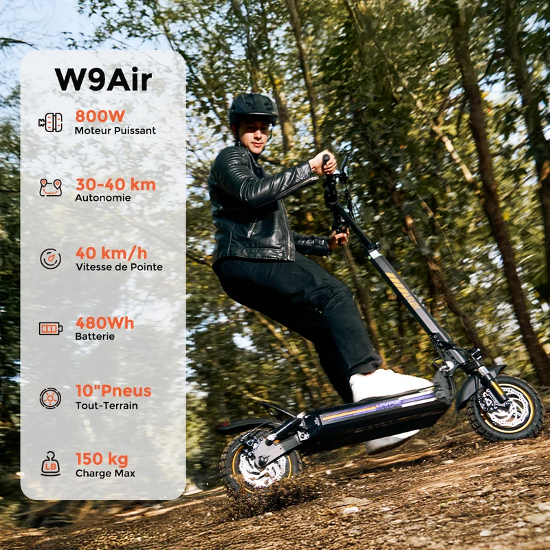 iScooter Série iX – Trottinettes Électriques Tout-Terrain