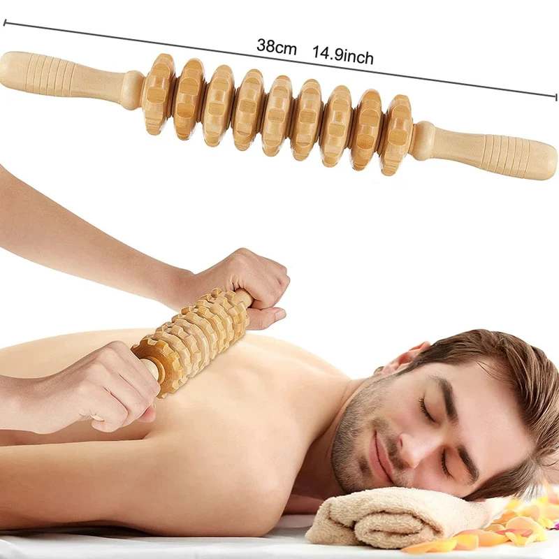 Wooden Exercise Roller