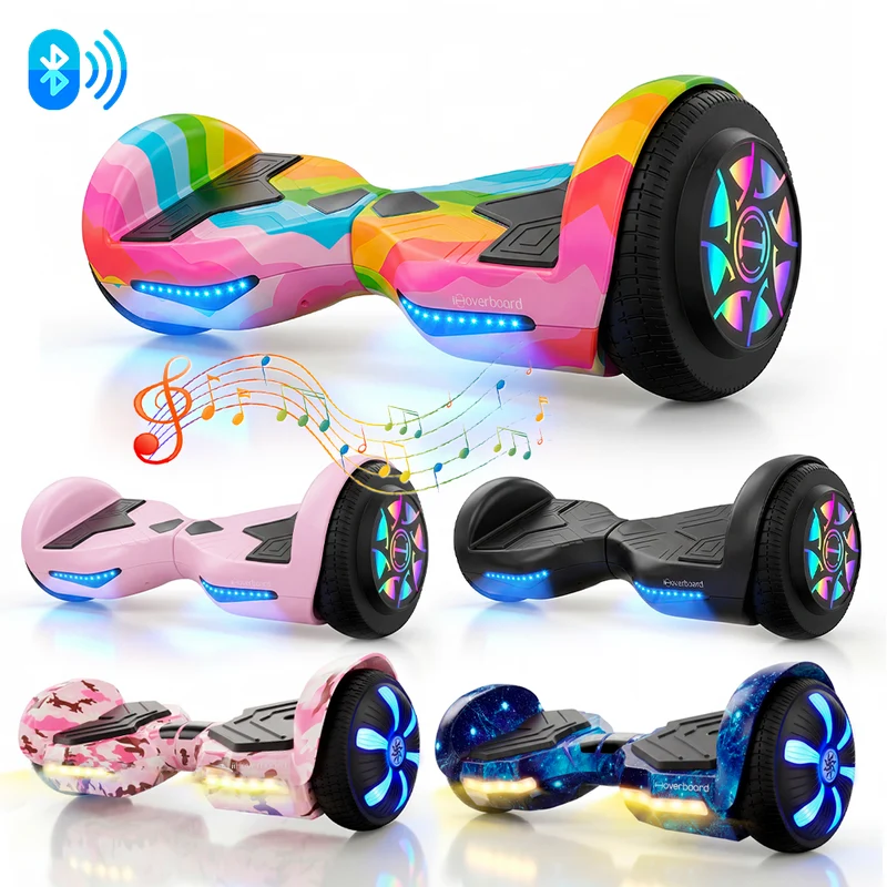 iHoverboard® H1 Hoverboard auto-équilibré à LED 6.5"