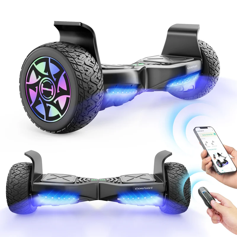 iHoverboard H8/H8MAX Noir Hoverboard tout-terrain 8.5"