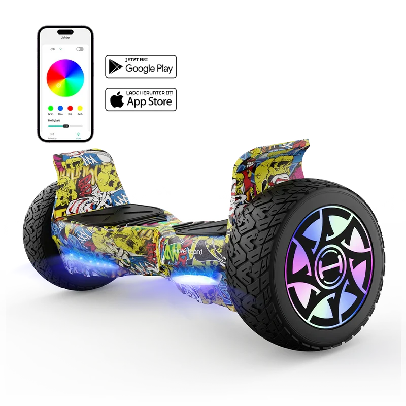 iHoverboard H8/H8MAX Noir Hoverboard tout-terrain 8.5"