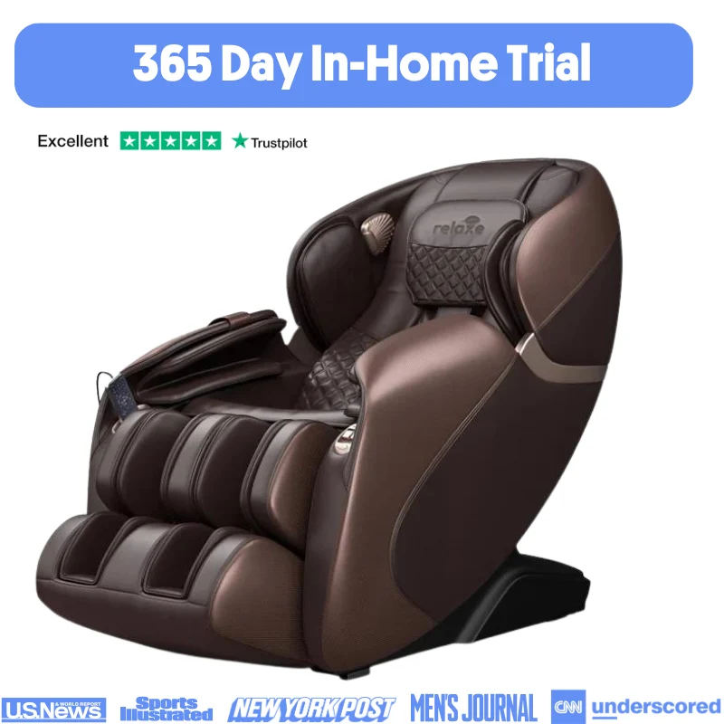 Fauteuil de Massage SL-Track Gravité Zéro Shiatsu Chaleur et Bluetooth