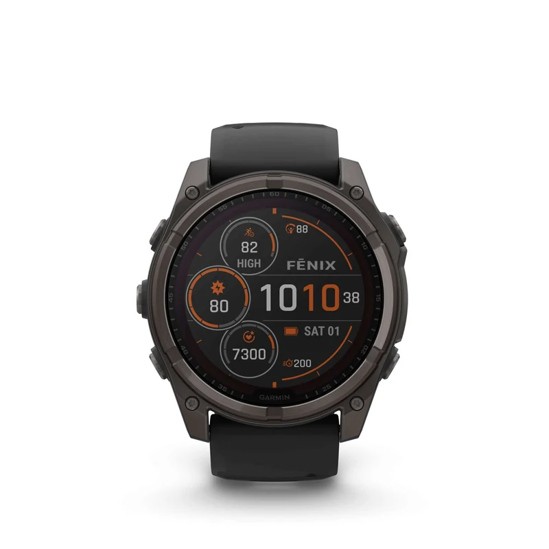 Fenix 8 Solar 47mm Titanium Noir | Garmin