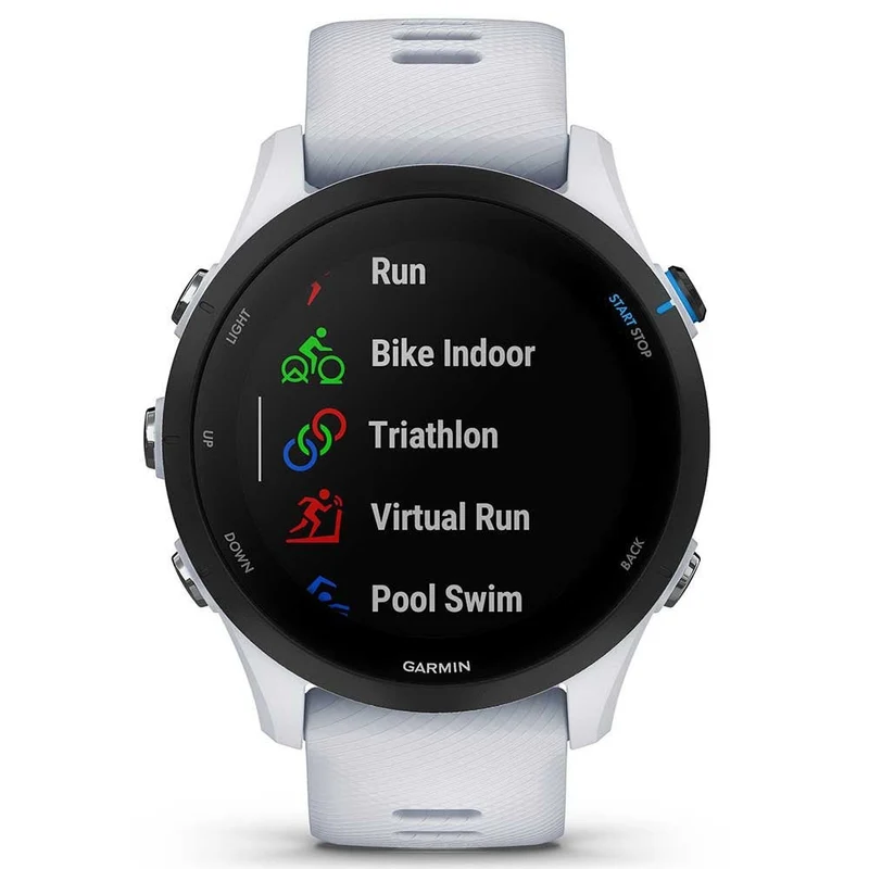 Forerunner 255 Music Blanc | Garmin