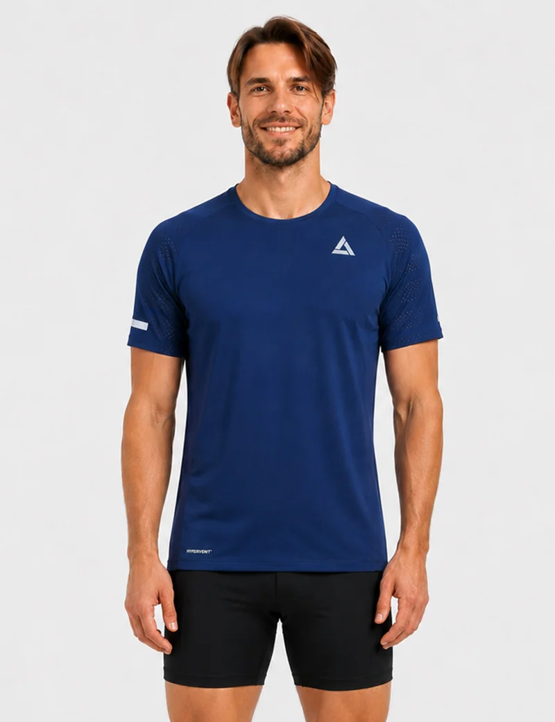 Herren Funktions Laufshirt Kurzarm Running Shirt Pro Line II Blaze