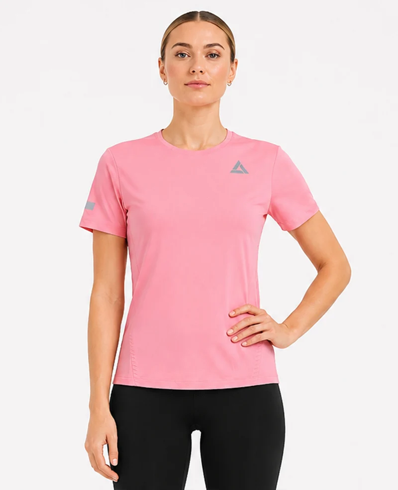 Damen Funktions Laufshirt Kurzarm Pro Line Peony