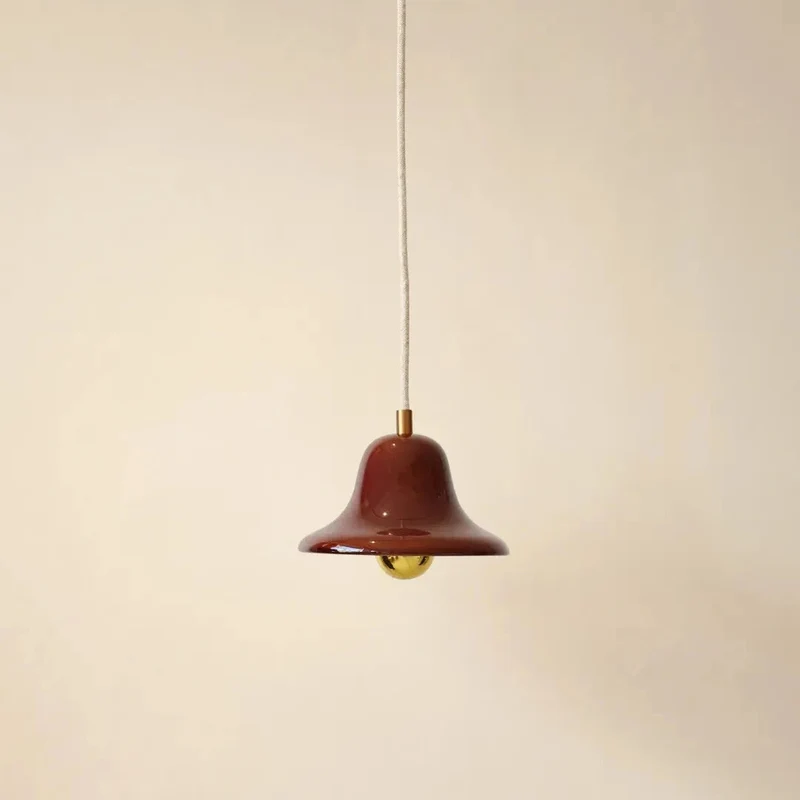 SUSPENSION ÉMAILLÉE - TERRE BRÛLÉE