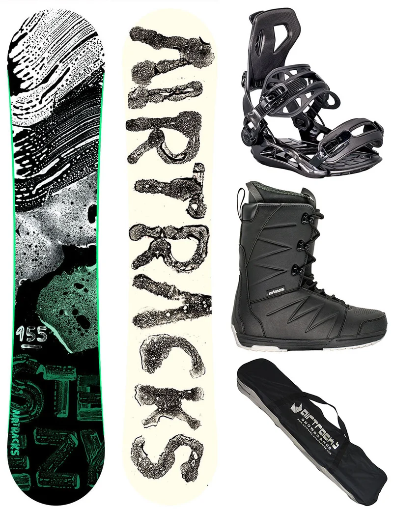 Herren Snowboard Set Steeze + Bindung Master ME + Boots Star + SB Bag