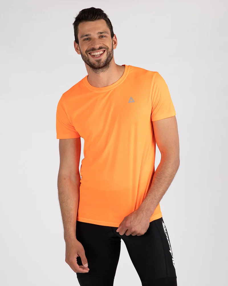 Funktions Laufshirt Kurzarm Comfort Line Orange Setprodukt