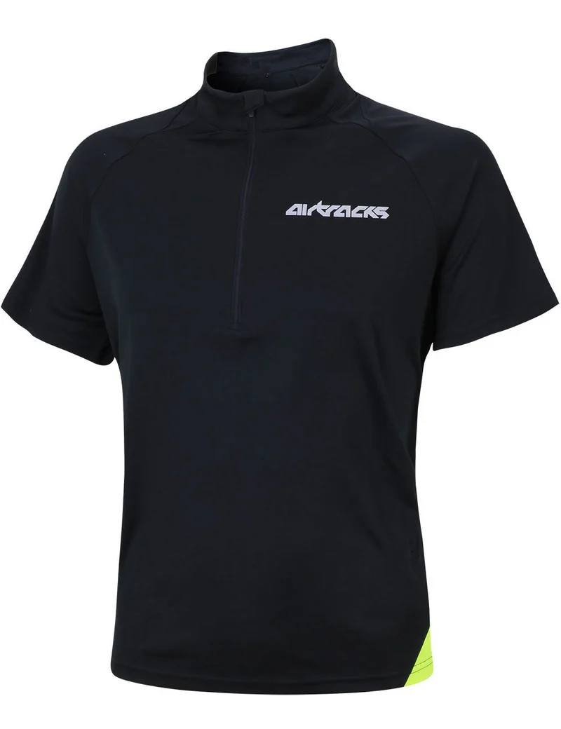 Funktions Laufshirt AirTech Schwarz Setprodukt