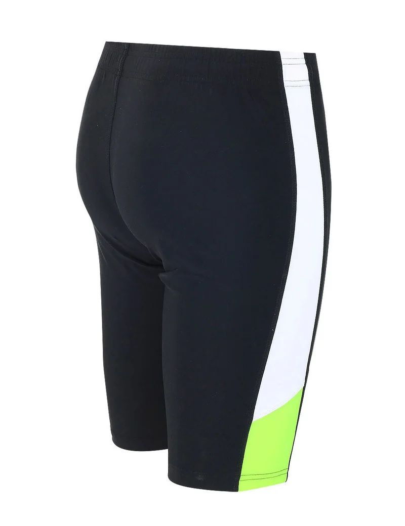 Herren Laufhose Kurz Schwarz-Neon Setprodukt