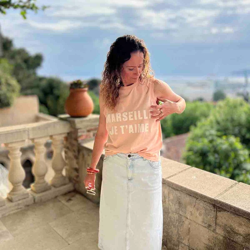 DÉBARDEUR MARSEILLE JE T'AIME - PÊCHE