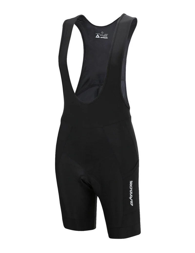 Herren Fahrradhose Trägerhose Kurz Pro Schwarz Setprodukt
