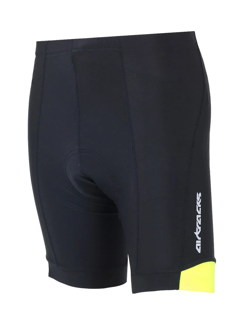 Herren Fahrradhose Kurz Team Schwarz-Neon Setprodukt