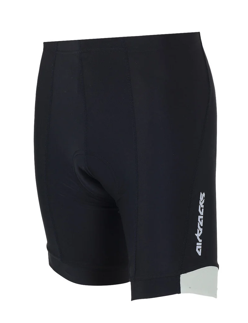 Herren Fahrradhose Kurz Team Schwarz-Grau Setprodukt