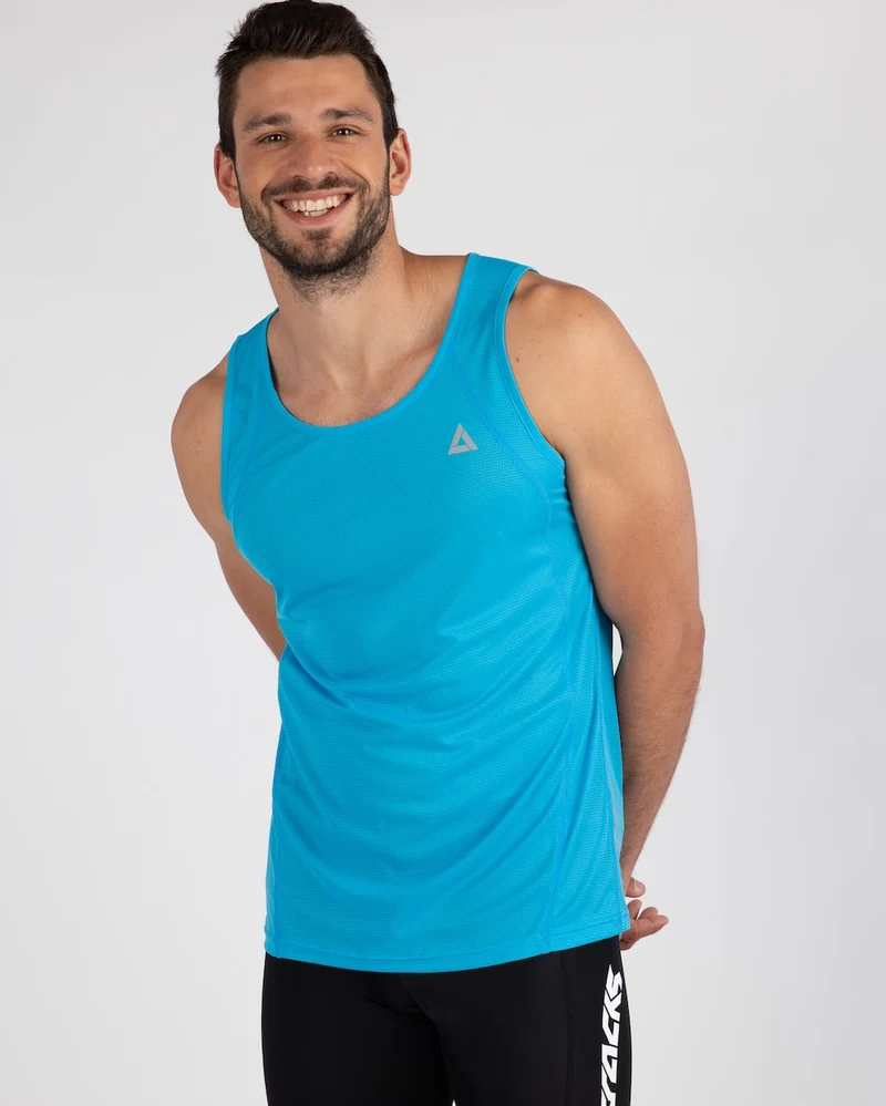 Laufshirt Ärmellos Tank-Top Comfort Line Blau Setprodukt