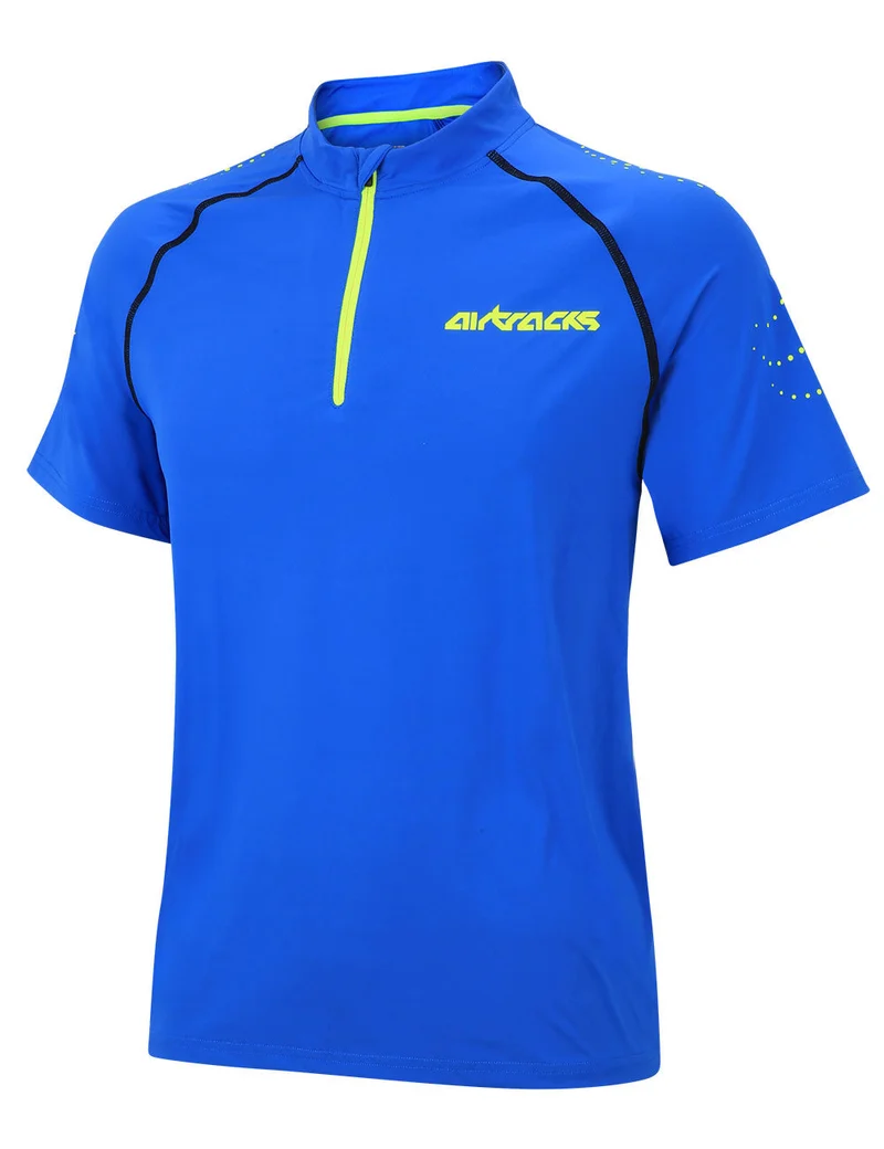 Kompressions Laufshirt Kurzarm Pro Team Blau Setprodukt