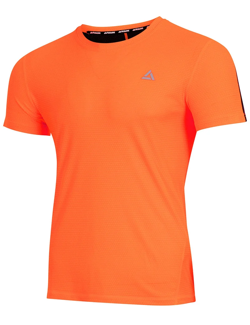 Funktions Laufshirt Kurzarm Pro Line Orange-Schwarz Setprodukt