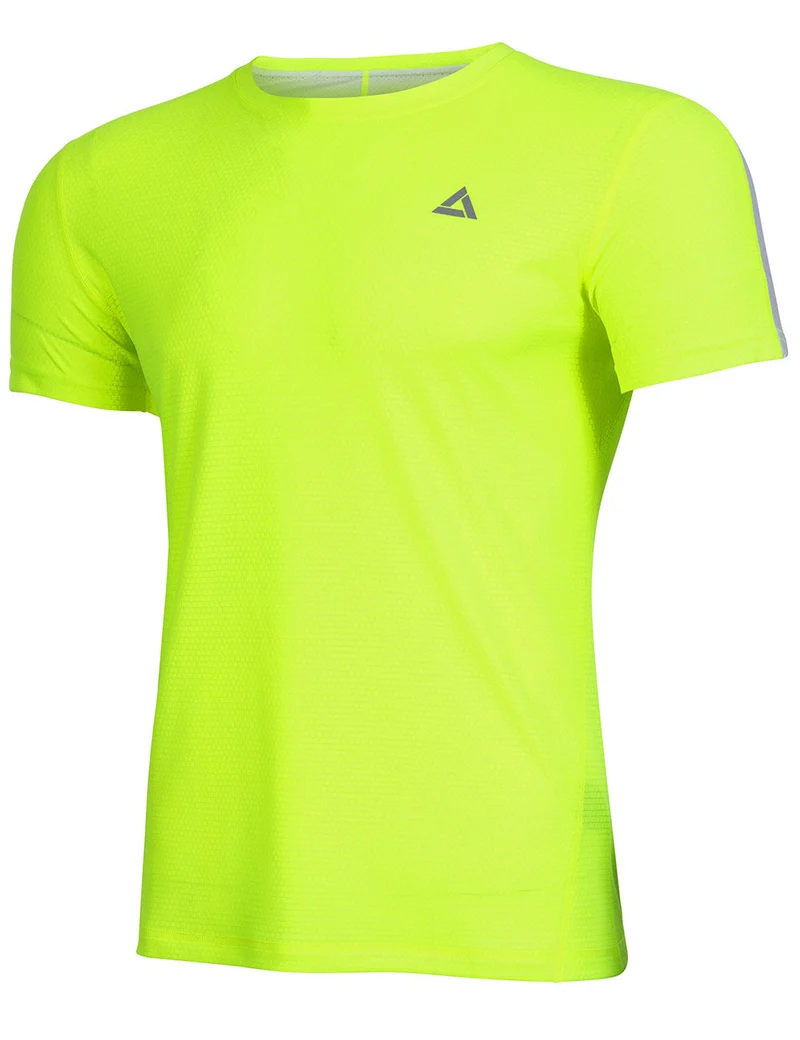 Funktions Laufshirt Kurzarm Pro Line Neon-Weiss Setprodukt