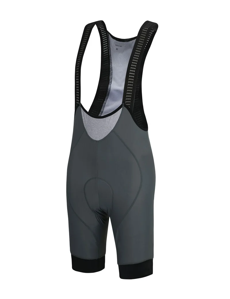 Herren Radhose Kurz mit Trägern Trägerhose Pro Team Line Grau Setprodukt