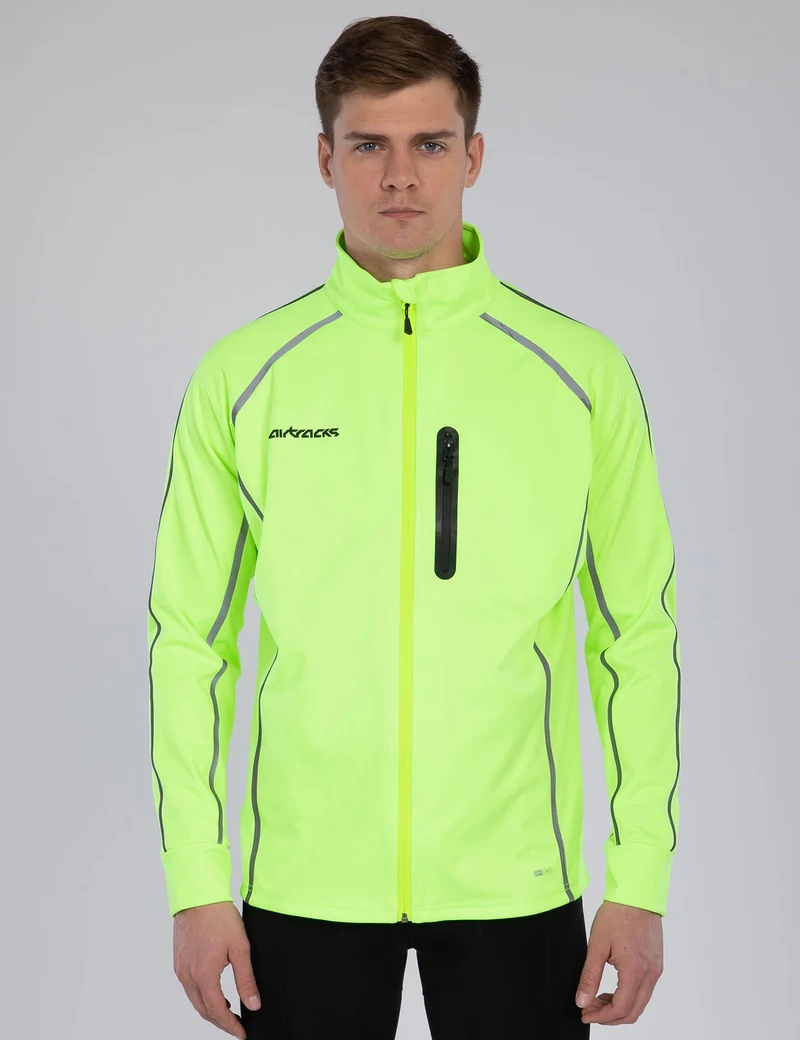 Herren Winter Thermo Fahrradjacke / Laufjacke Air Tech II Neon Setprodukt