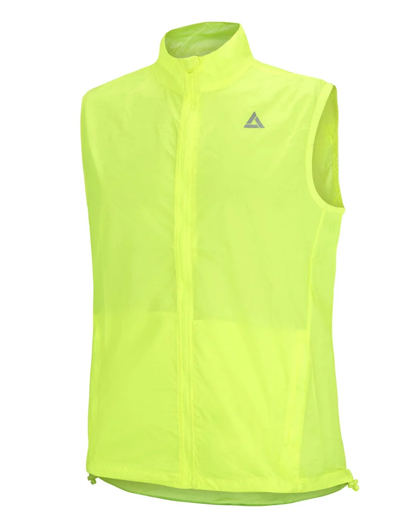 Herren Leichte Windweste Fahrradweste / Laufweste Comfort Line Neon Setprodukt