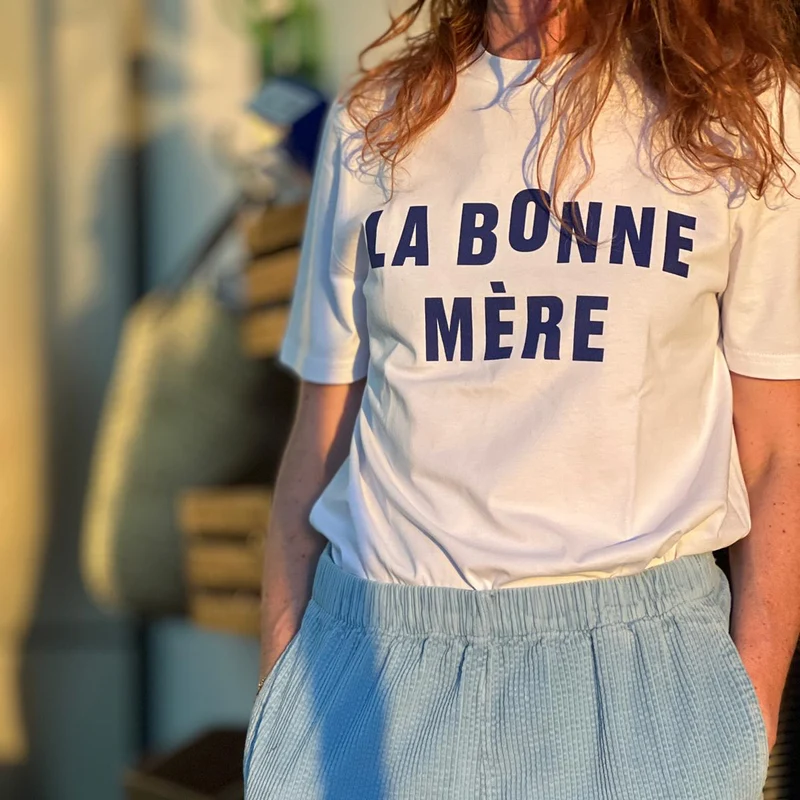 T-SHIRT LA BONNE MÈRE - BLANC