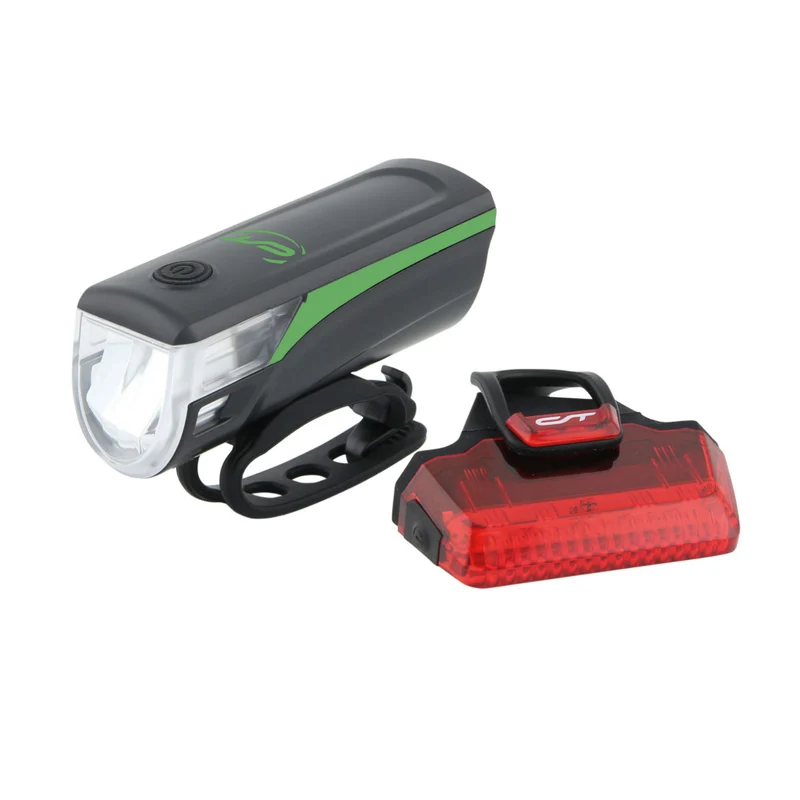 CONTEC Batterie-LED-Leuchtenset "Speed-LED" schwarz - neogreen