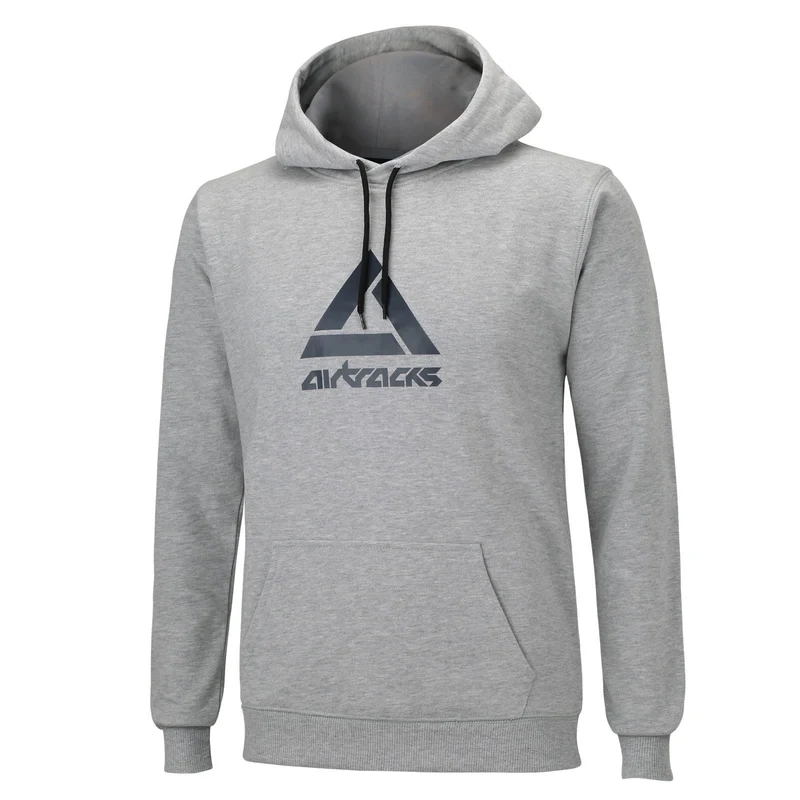 Winter Sweatshirt Crew Team Pro mit Kapuze Grau