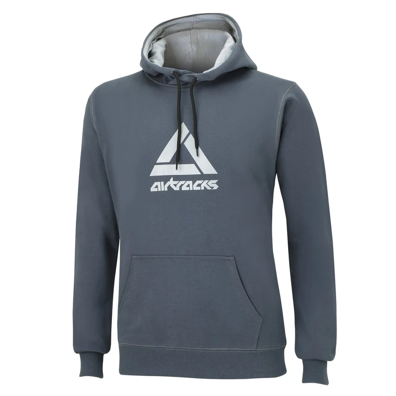 Winter Sweatshirt Crew Team Pro mit Kapuze Dunkelgrau
