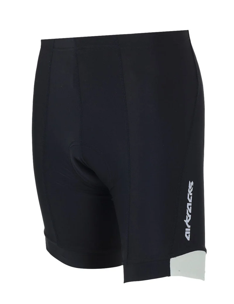 Herren Fahrradhose Kurz Team Schwarz Grau