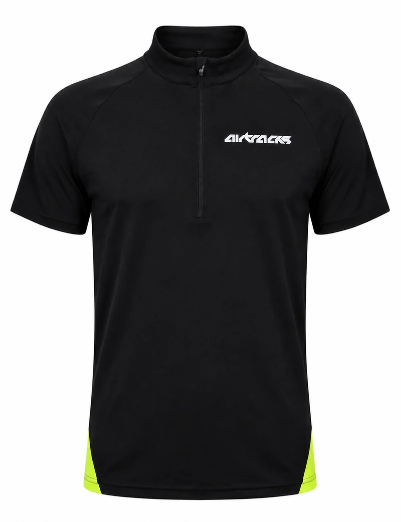 Herren Funktions Laufshirt Air-Tech Schwarz