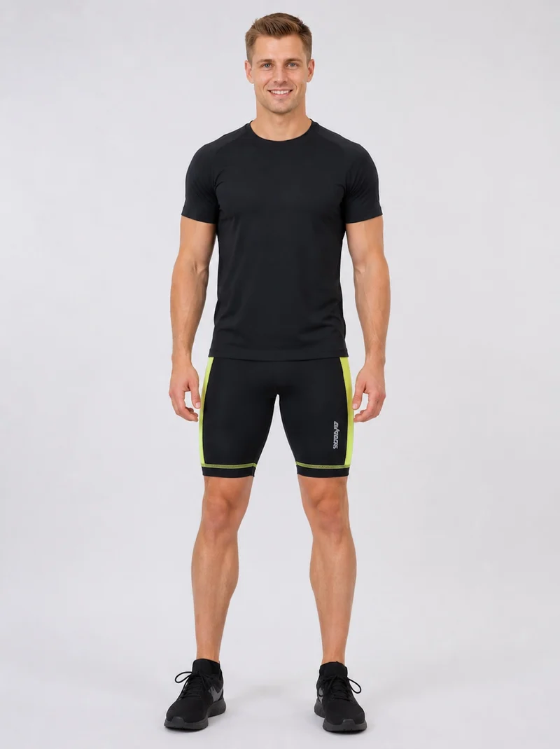 Herren Laufhose Kurz Pro Air Schwarz Neon