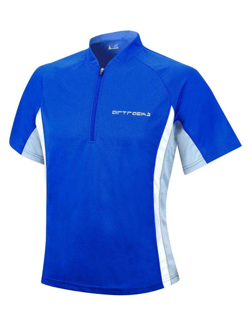 Funktions Laufshirt Kurzarm Blau