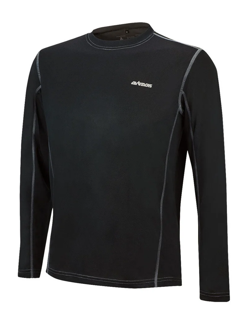 Funktions Laufshirt Langarm Pro Air Schwarz