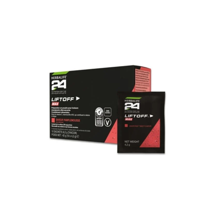 LiftOff® Max H24 Pamplemousse Herbalife 10 sachets de 4,2g