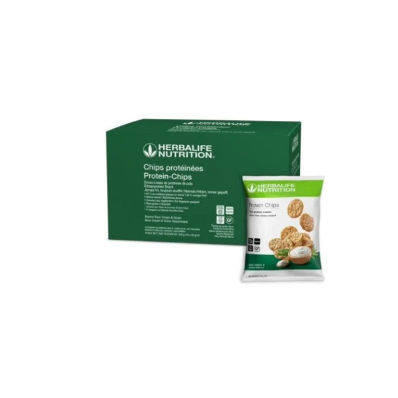 Chips Protéinées Herbalife 10 sachets par boîte 30 g