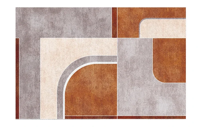 Tapis Abstrait Beige