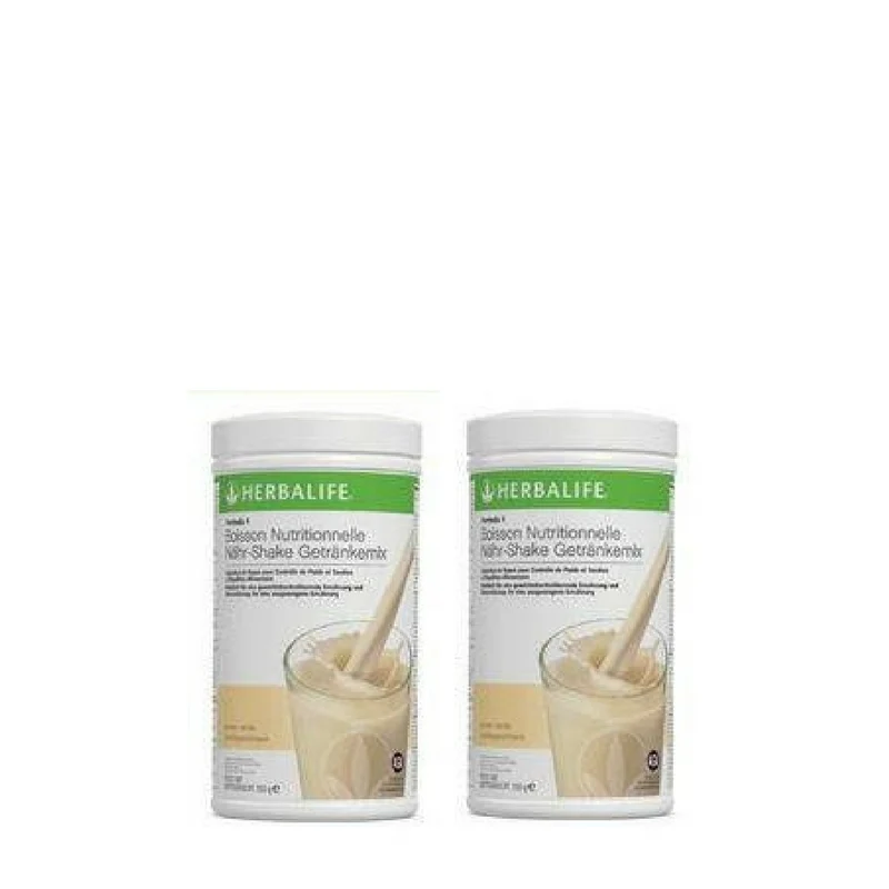 Lot de 2 boîtes de Formula 1 Herbalife-9 parfums au choix-poids net 550 g par boîte