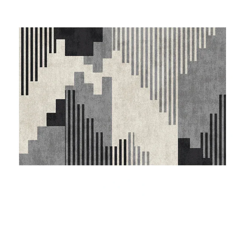 Tapis Gris Scandinave