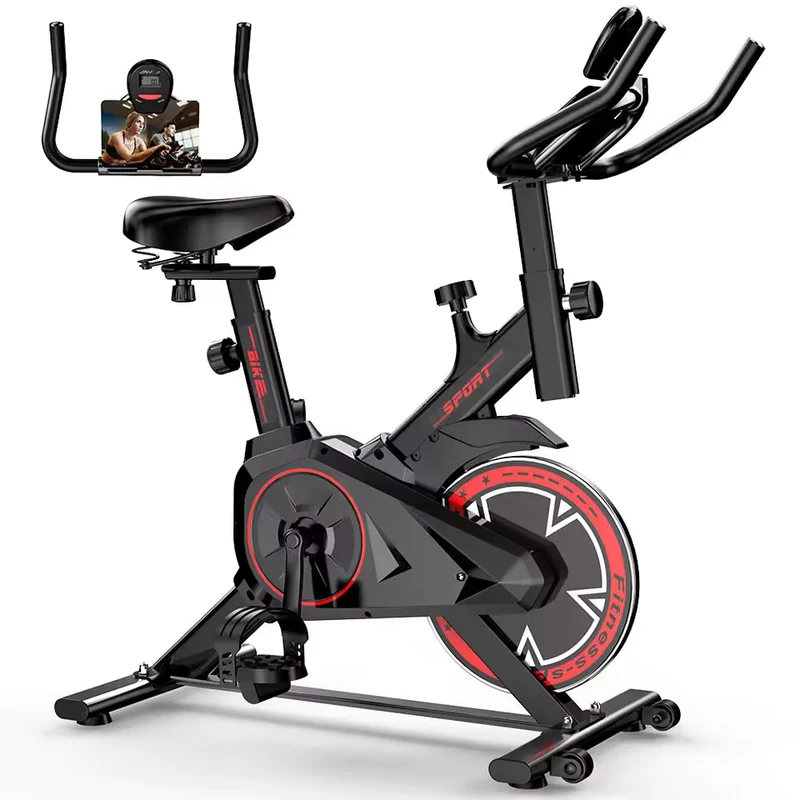Vélo d'appartement spinning Fitmovéa QK101 – volant 10 kg, friction