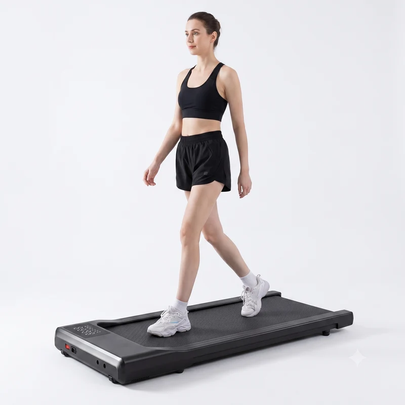 Tapis de marche plat Fitmovéa – moteur 2,5 CV, 1 à 4 km/h, maison et bureau